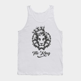 The Lion King Tattoo.The Head Of A Lion In The Crown Tank Top